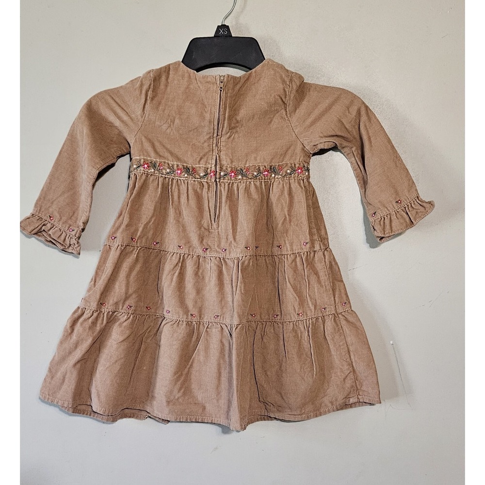 💜🩷Gils Dress Original Gap Garment Embroidery Flowers Size 2Y🩷❤️